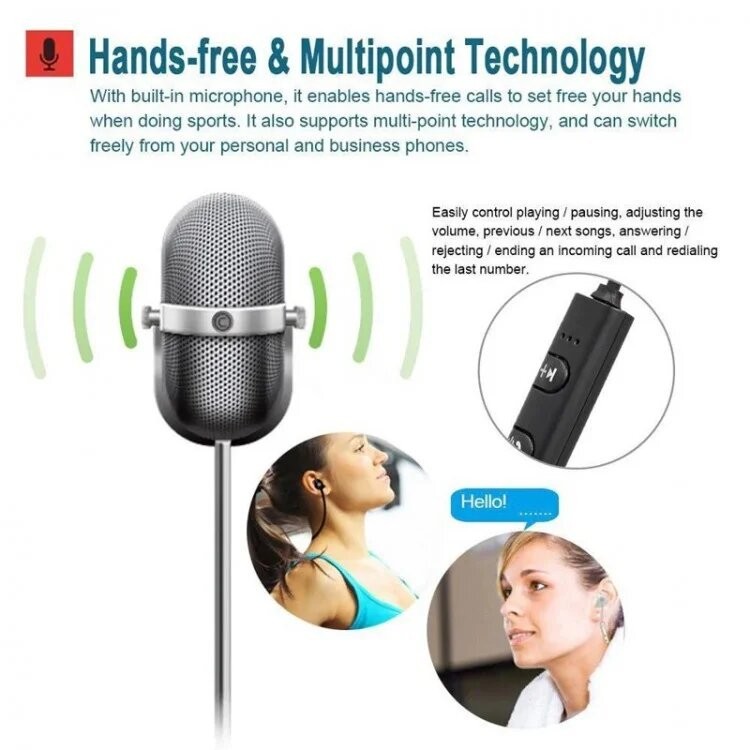 Навушники Bluetooth Air Music 2 black