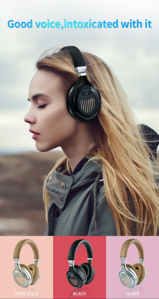 Навушники Bluetooth Air Music Bass 37 black