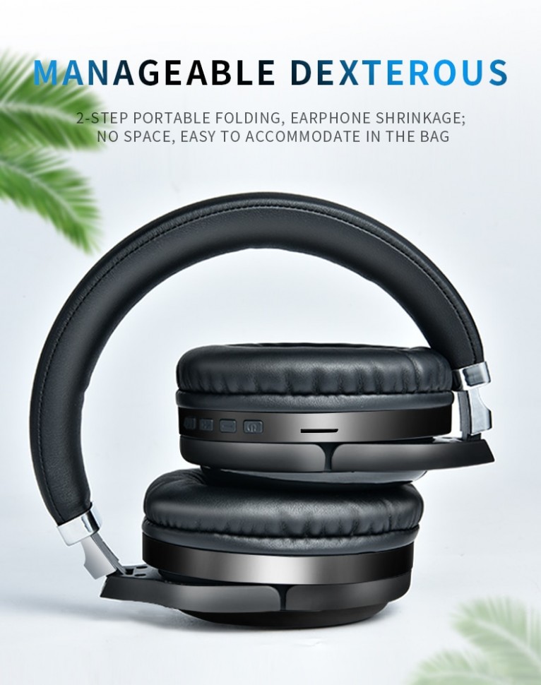 Навушники Bluetooth Air Music Bass 37 black