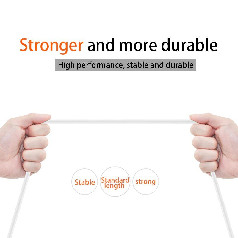 Кабель USB - Type-C Quick Charge White 150 см 