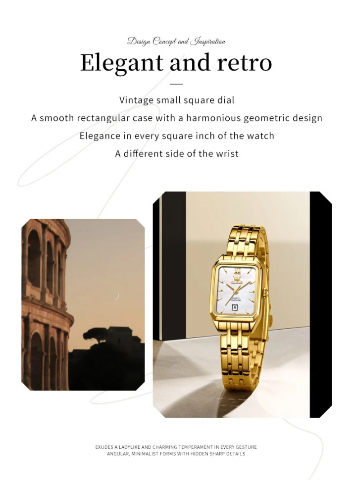 Жіночий годинник OLEVS gold  