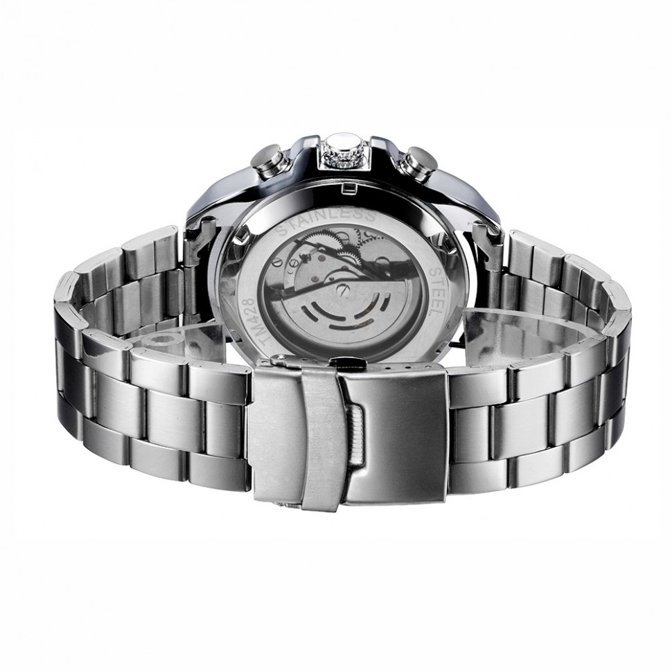 Чоловічий годинник механічний WINNER silver