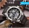 Чоловічий годинник SANDA black+silver