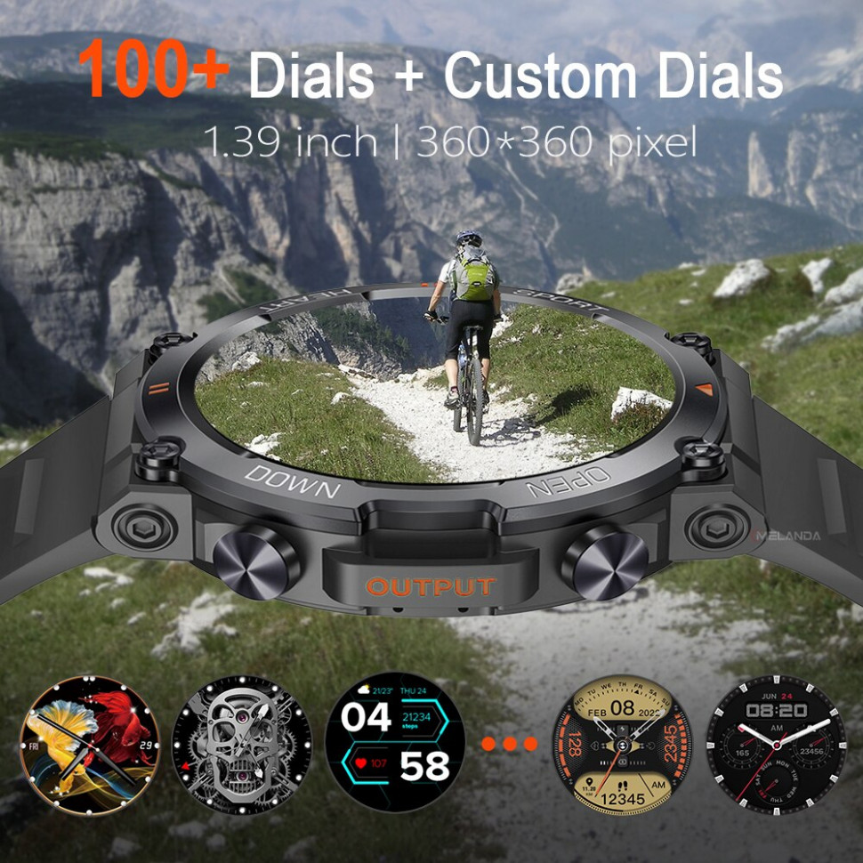 Смарт-годинник протиударний Smart Device 102 black 