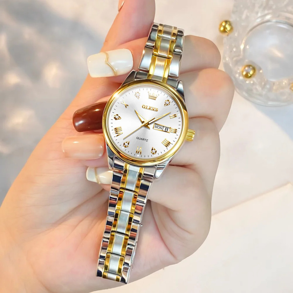 Жіночий годинник OLEVS gold  1