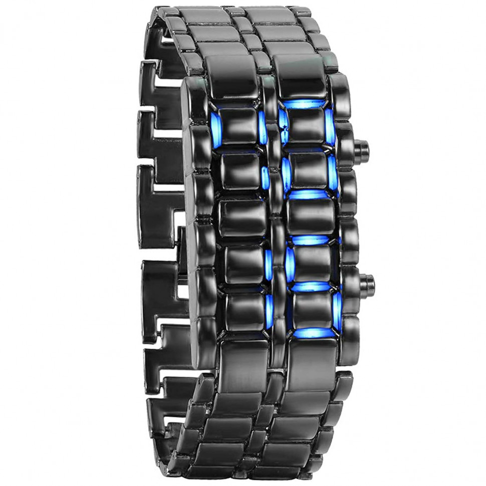 Чоловічий годинник black+blue №01194 