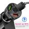 Автомобільний зарядний пристрій 3xUSB Quick Charge 3A