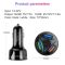 Автомобільний зарядний пристрій 3xUSB Quick Charge 3A