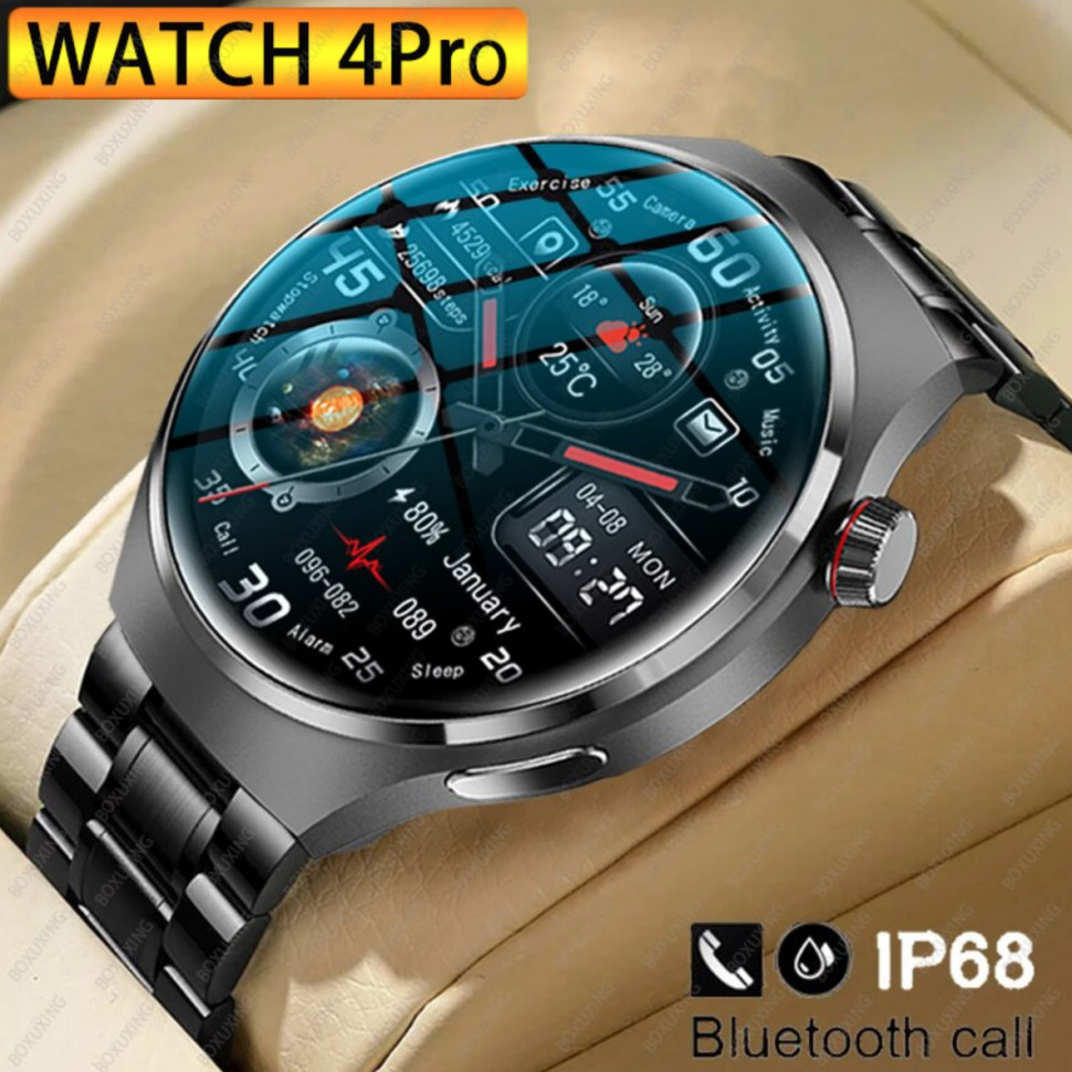 Смарт-годинник Smart Device 103 black steel, 2 ремінці