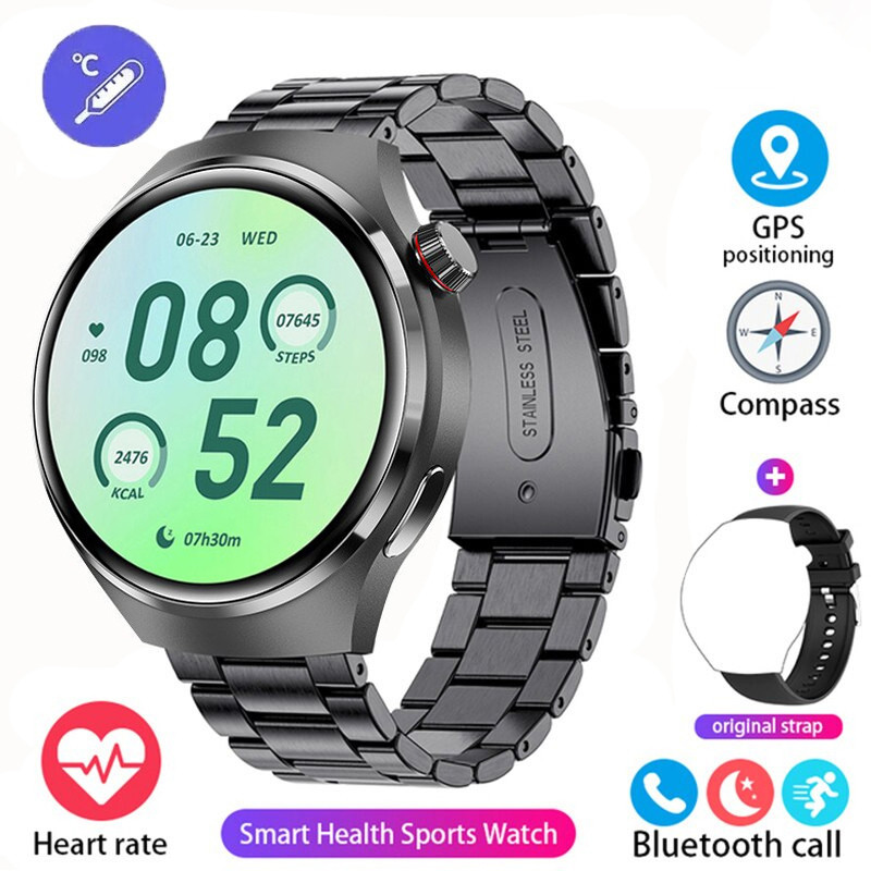 Смарт-годинник Smart Device 103 black steel, 2 ремінці