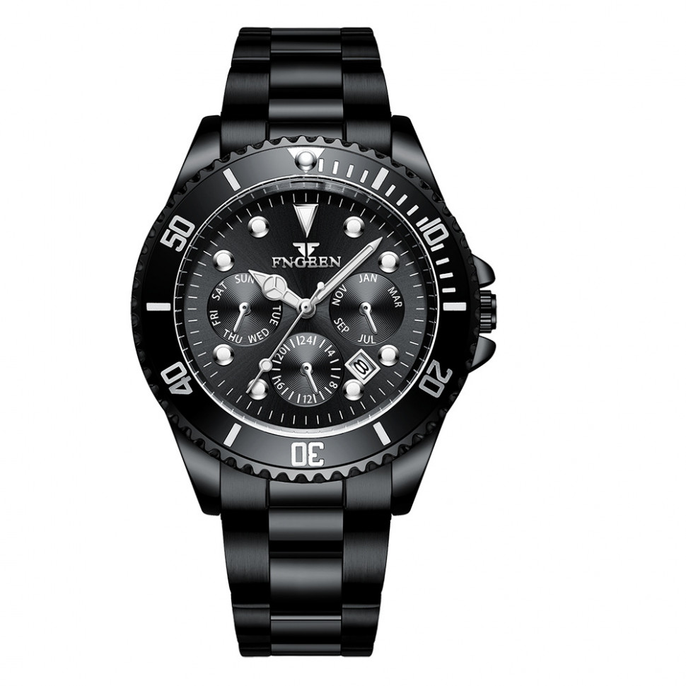 Чоловічий годинник FNGEEN black