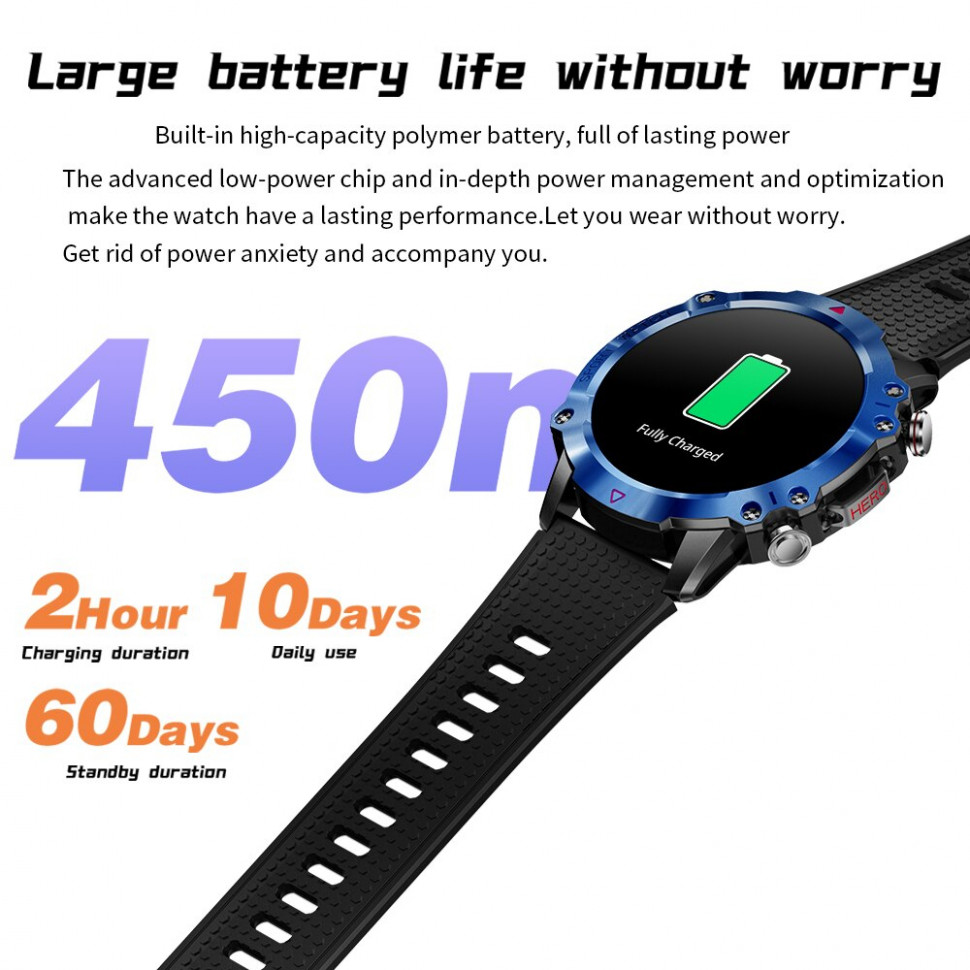 Смарт-годинник протиударний Smart Device 104 black