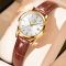 Жіночий годинник OLEVS gold + white
