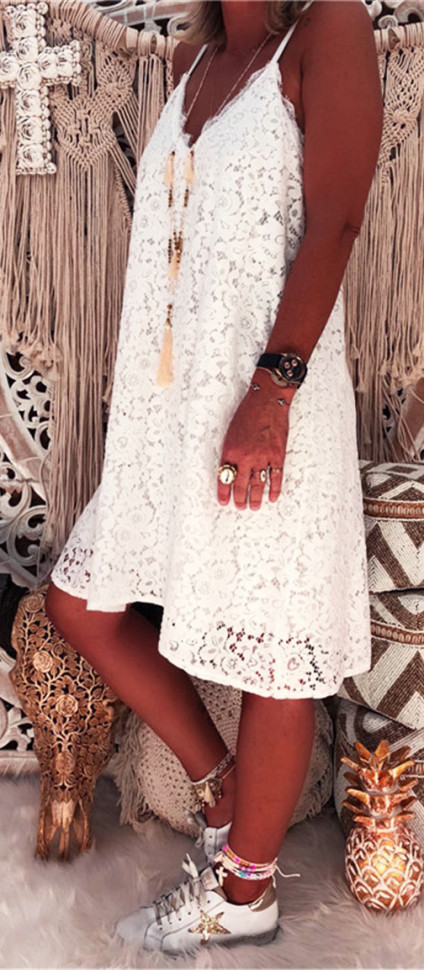 Плаття "Heliotrope" white