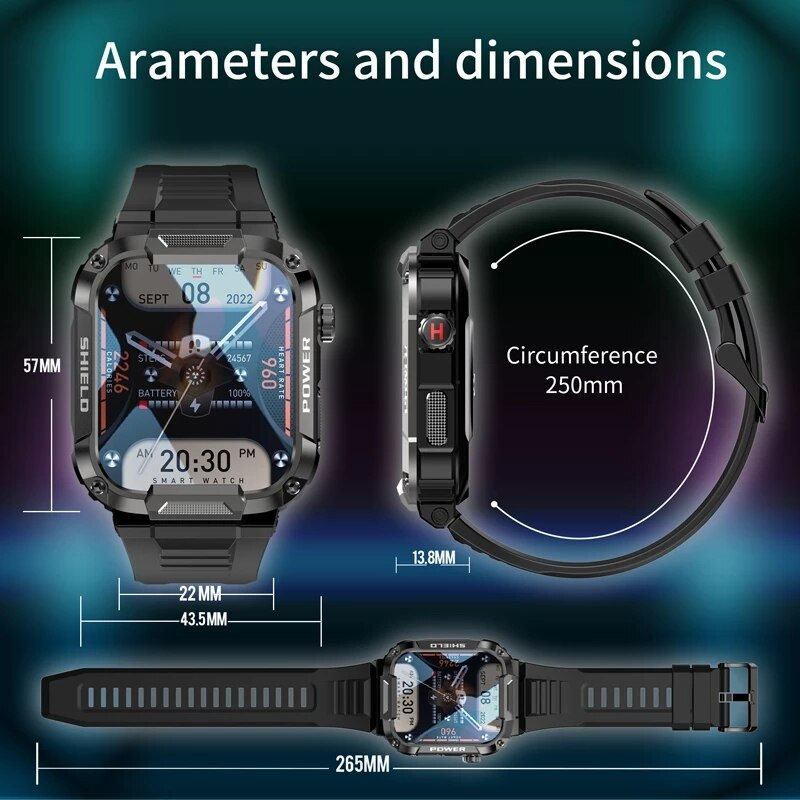 Смарт-годинник протиударний Smart Device 105 black