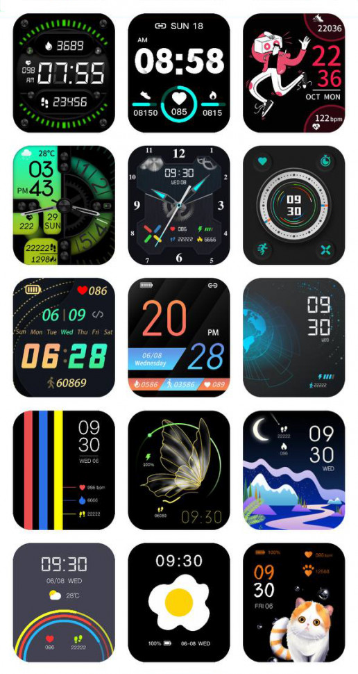 Смарт-годинник протиударний Smart Device 105 black