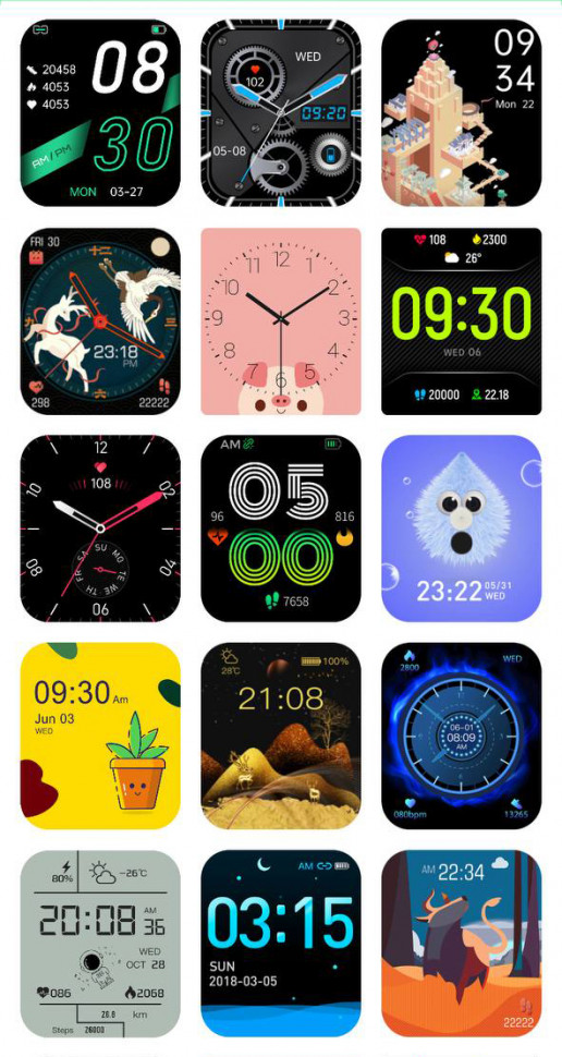 Смарт-годинник протиударний Smart Device 105 black
