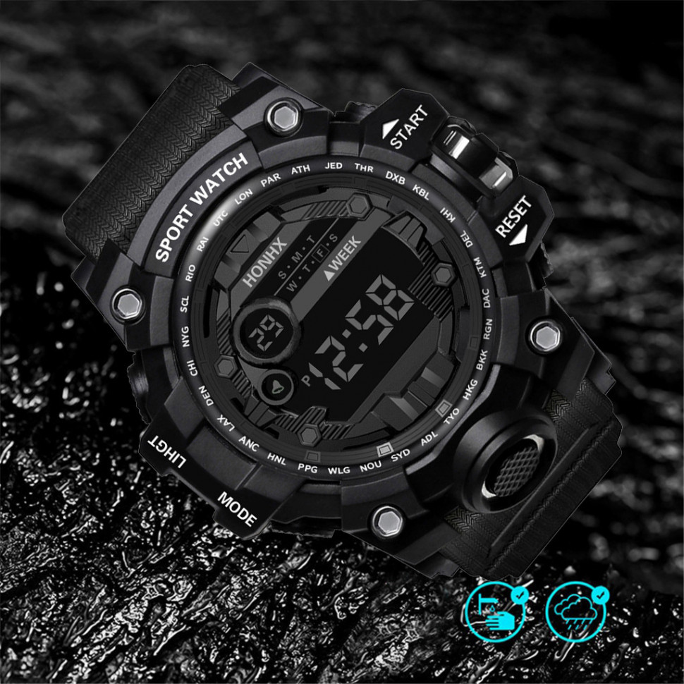Чоловічий годинник HONHX black