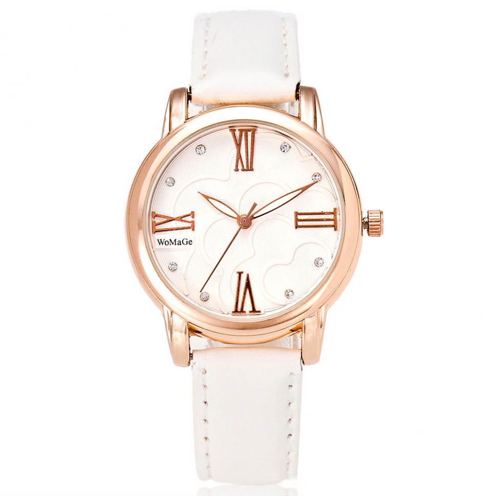 Жіночий годинник WoMaGe white