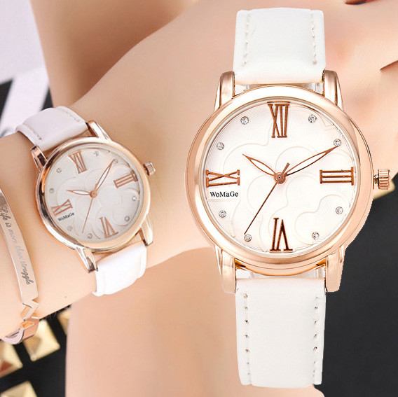 Жіночий годинник WoMaGe white