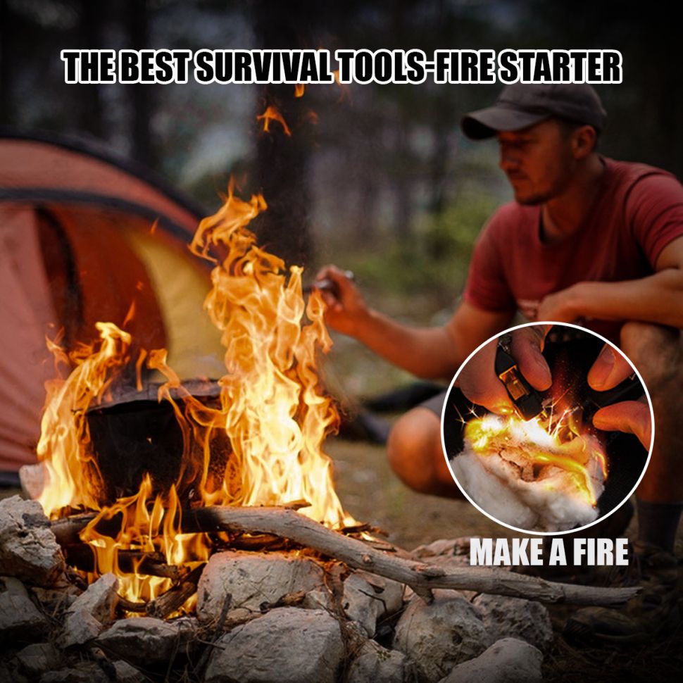 Чоловічий годинник Survival black | 2 ремінці