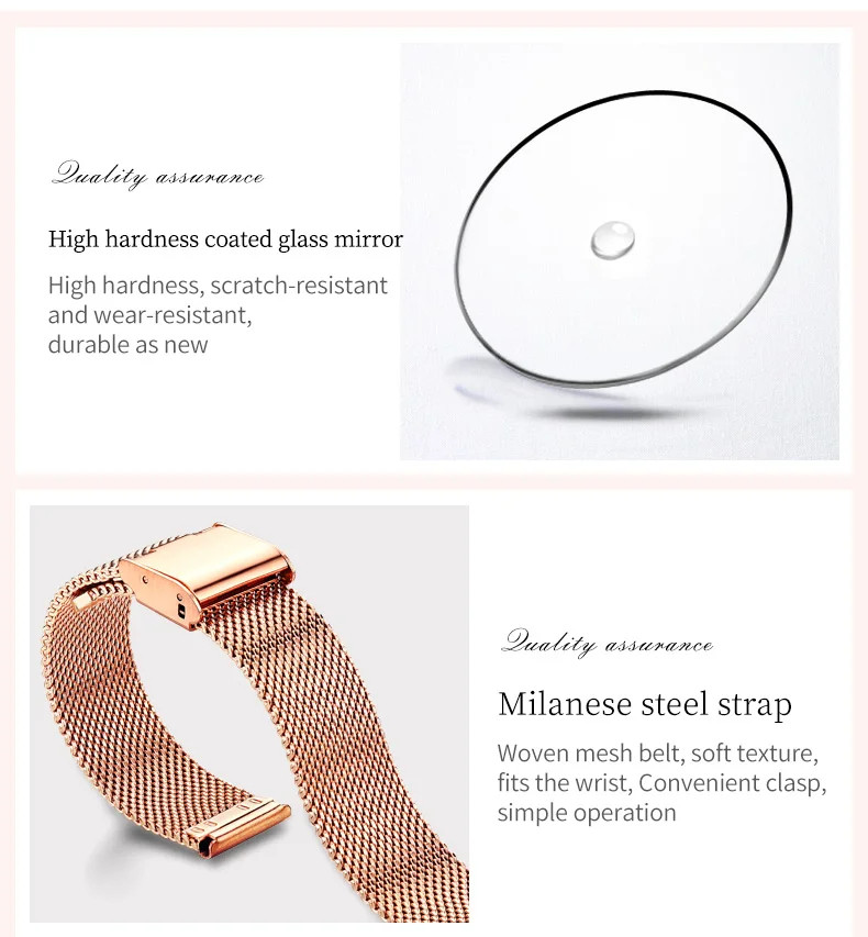 Жіночий годинник OLEVS gold + white