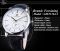 Чоловічий годинник механічний Forsining white + silver