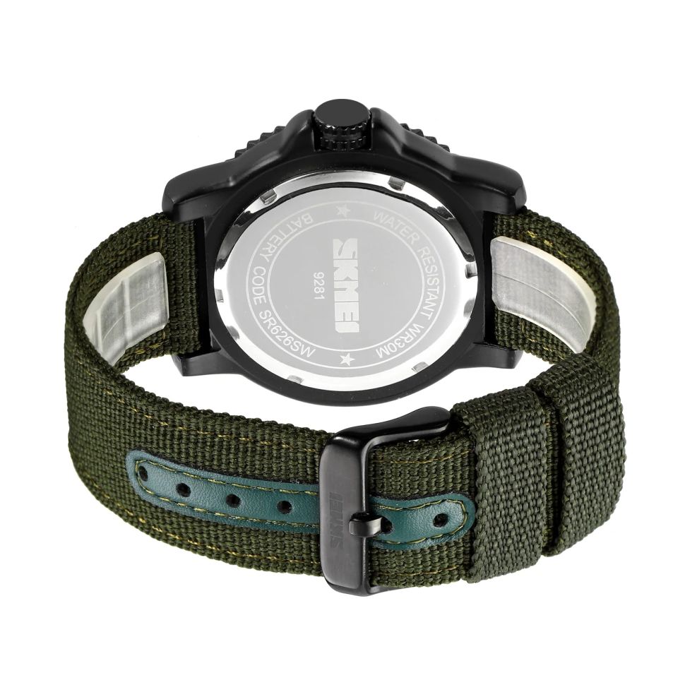 Чоловічий годинник Skmei army green