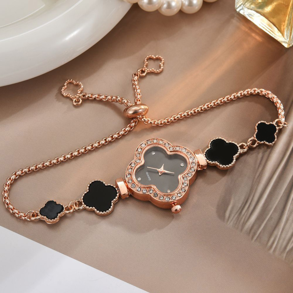Жіночий годинник №4254 gold+black 