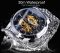 Чоловічий годинник механічний WINNER silver + black