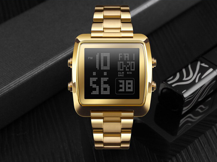 Чоловічий годинник SKMEI gold