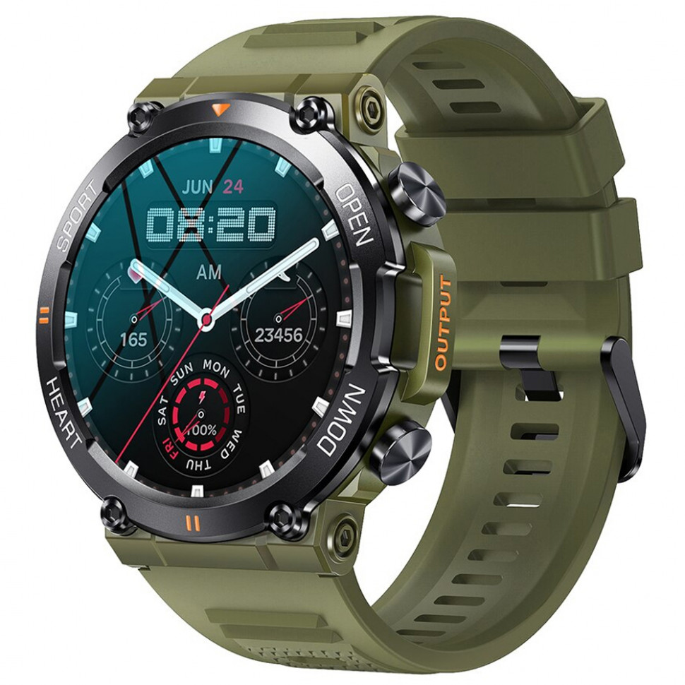Смарт-годинник протиударний Smart Device 102 Army Green