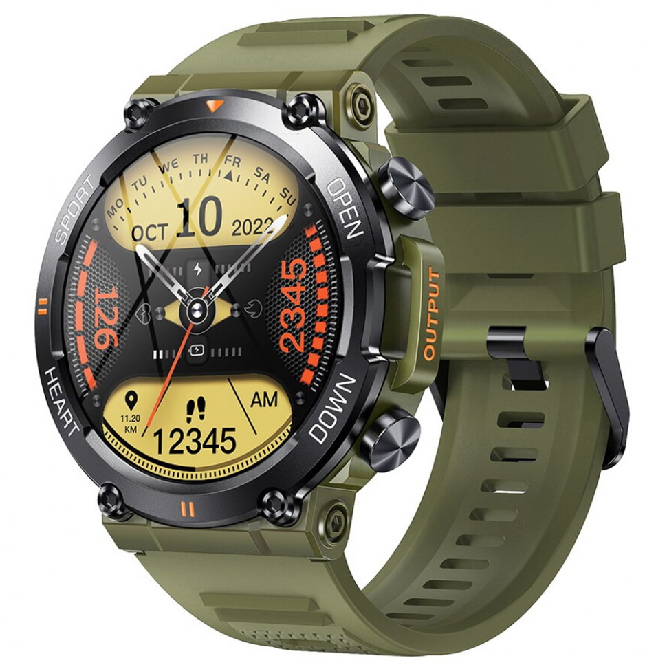 Смарт-годинник протиударний Smart Device 102 Army Green