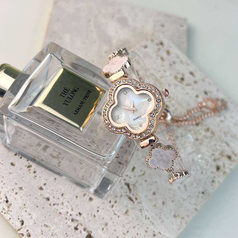 Жіночий годинник №4255 gold+white