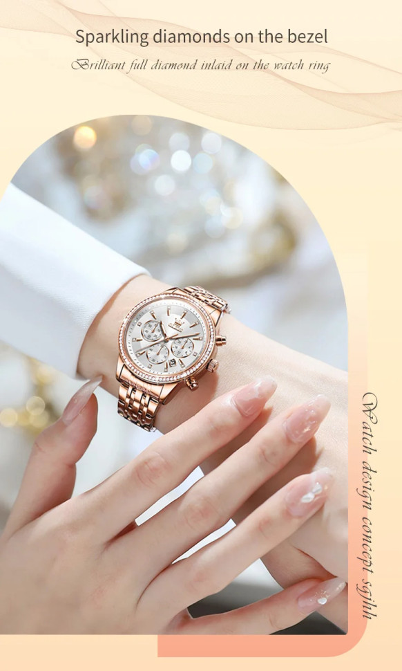 Жіночий годинник OLEVS gold