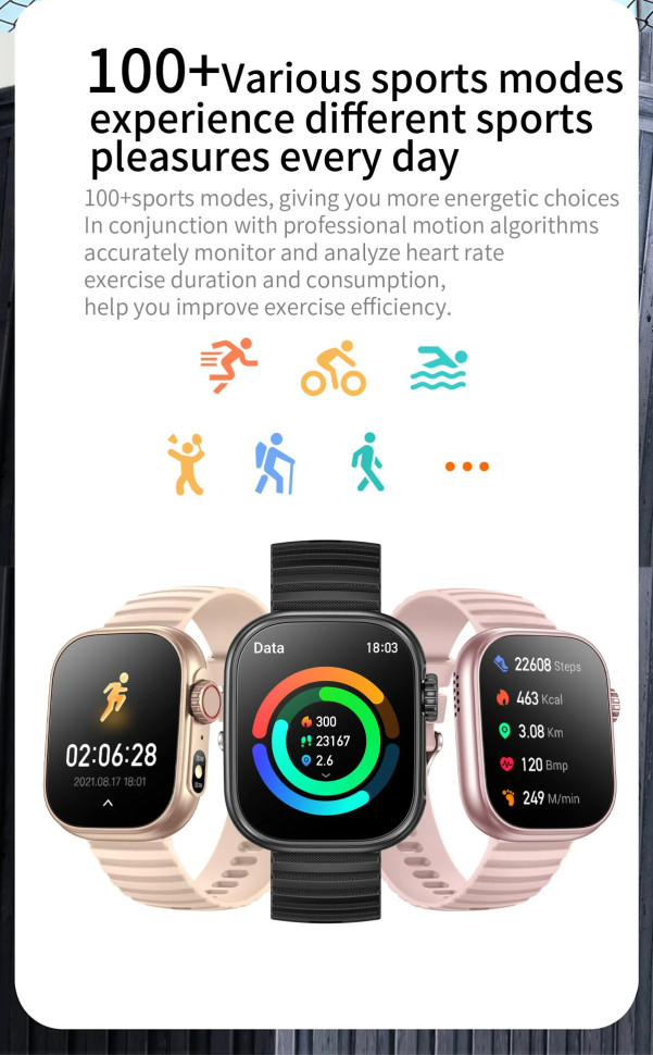 Смарт-годинник Smart Device 6 black 