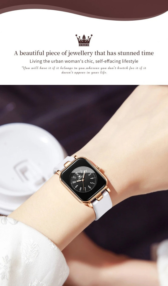 Жіночий годинник OLEVS gold + black