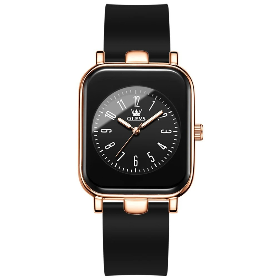 Жіночий годинник OLEVS gold + black