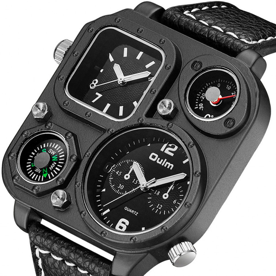 Чоловічий годинник Oulm black 