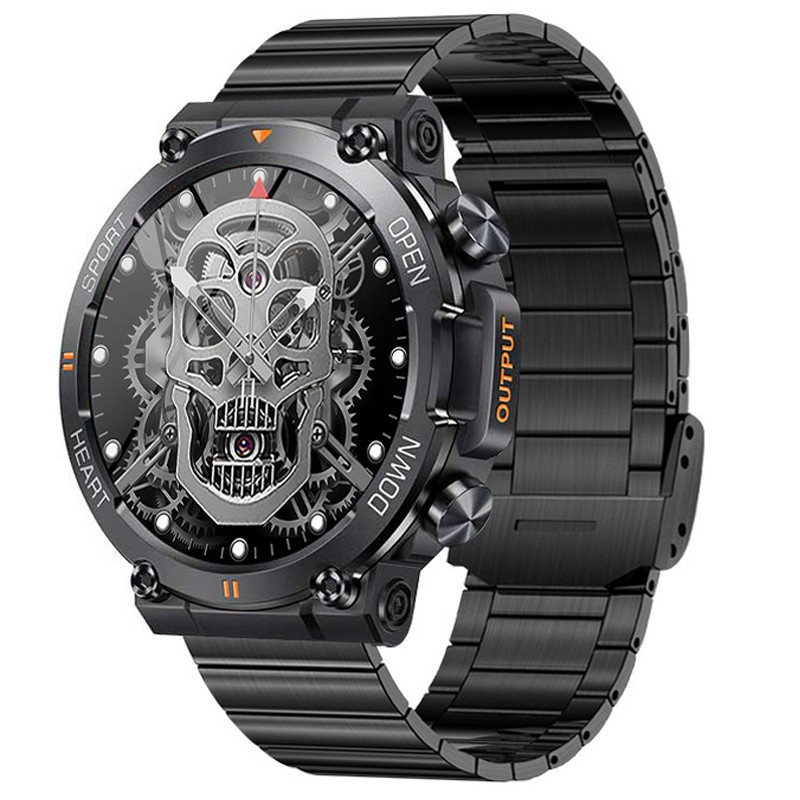 Смарт-годинник протиударний Smart Device 102 black steel 