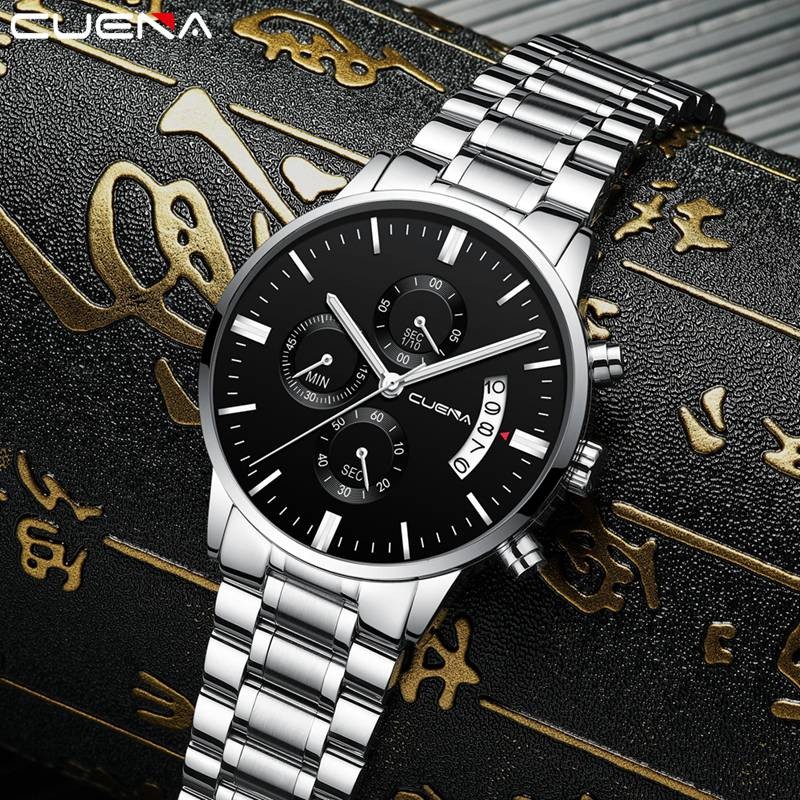Чоловічий годинник CUENA silver