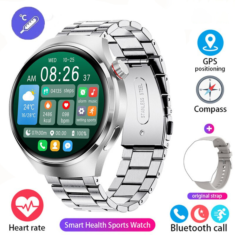 Смарт-годинник Smart Device 103 silver steel, 2 ремінці