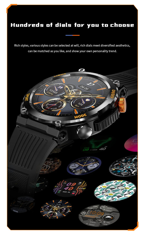 Смарт-годинник протиударний Smart Device 9 black 