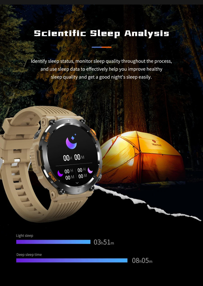 Смарт-годинник протиударний Smart Device 9 black 