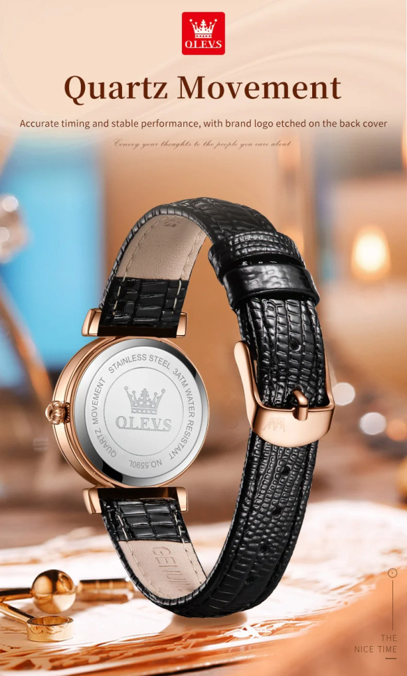 Жіночий годинник OLEVS gold