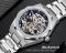 Чоловічий годинник механічний Forsining silver + black 