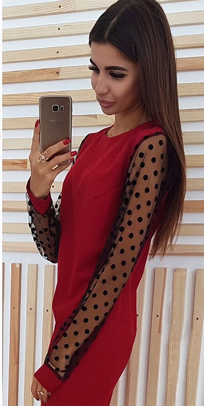 Плаття "Dzhisel" red