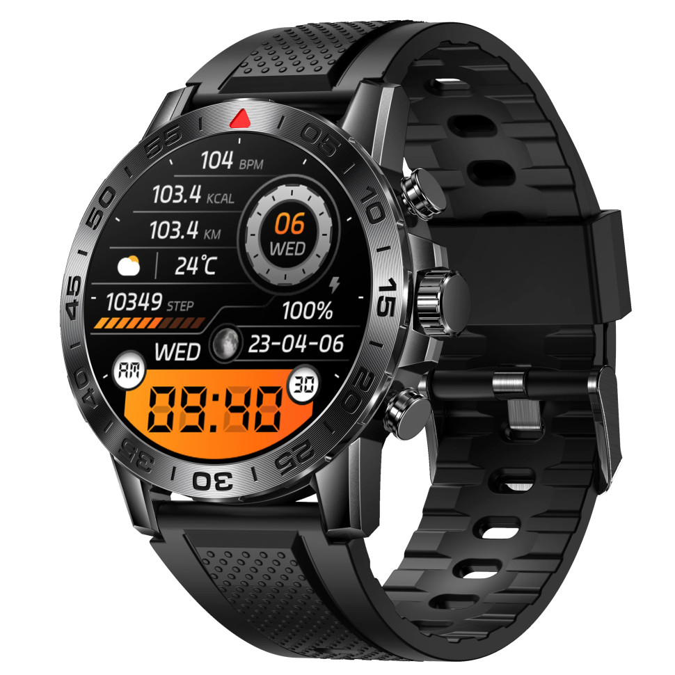 Смарт-годинник протиударний Smart Device 10 black silicon