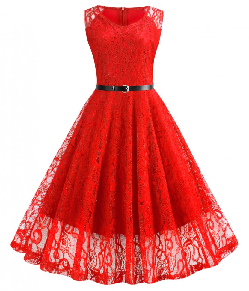 Плаття "Evet" red