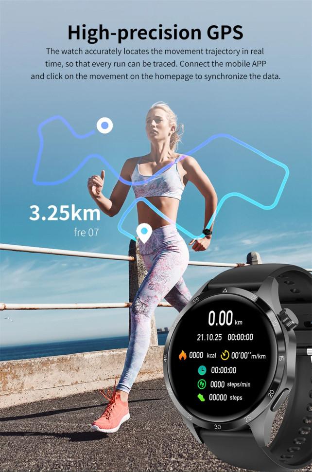 Смарт-годинник Smart Device 11 black steel, 2 ремінці